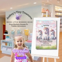 Magical Unicorn Baby Shower Invitation