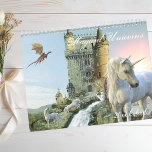 Magical Unicorn Beautiful Fantasy Land Calendar<br><div class="desc">This design was created though digital art. It may be personalized in the area provided by changing the photo and/or text. Or it can be customized by choosing the click to customize further option and delete or change the color the background, add text, change the text color or style, or...</div>