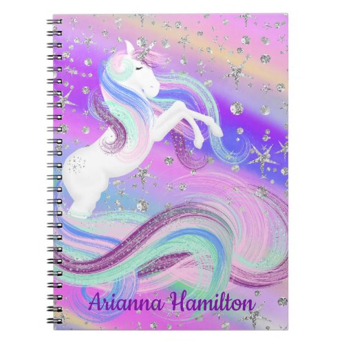 Magical Unicorn Best Selling School 3 Ring Binder Notebook