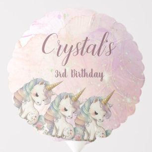 Magical Unicorn Birthday Balloon