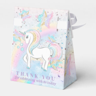 Magical Unicorn Birthday favor box