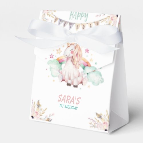 Magical Unicorn birthday giveaways Favor Boxes