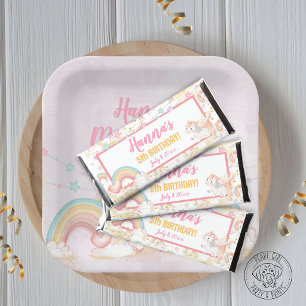 Magical Unicorn Birthday Hershey Bar Favors