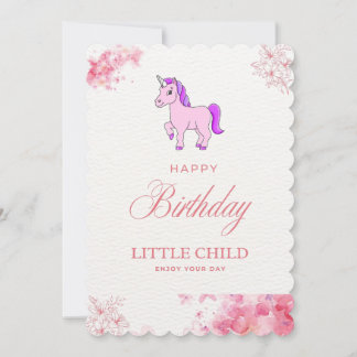 Magical Unicorn Birthday Invitation Unicorn