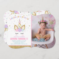 Magical Unicorn Birthday Invitation Unicorn Party