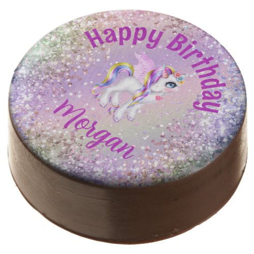 Magical Unicorn Birthday Party Cupcakes Chocolate Covered Oreo