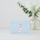Magical Unicorn Calling Card (Standing Front)