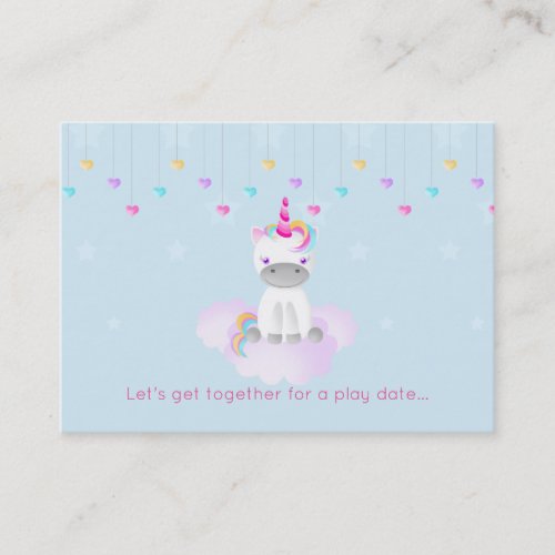 Magical Unicorn Calling Card