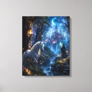 Magical Unicorn Canvas Print