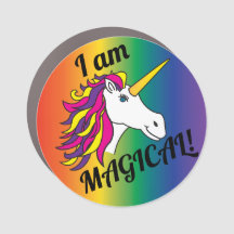 Magical Unicorn Car Magnet Decal