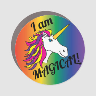 Magical Unicorn Car Magnet Decal