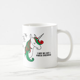 Magical Unicorn Christmas Coffee Mug