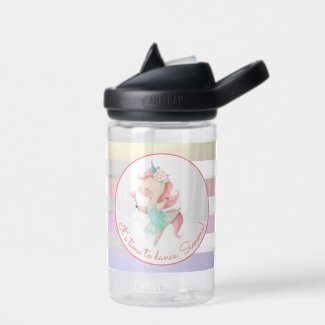 Magical Unicorn Dance Party Water Bottle
