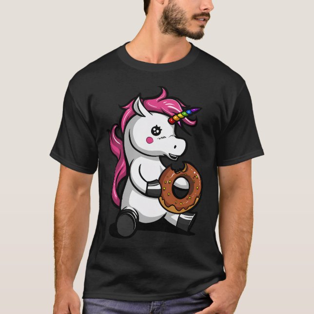 Magical Unicorn Donut T-Shirt (Front)