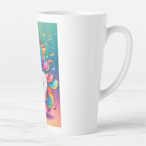 Magical Unicorn Dreams Printed Unicorn Mu Latte Mug