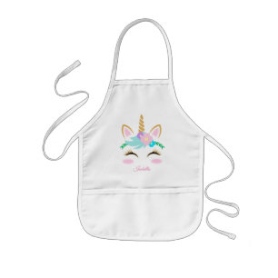 Magical Unicorn 🦄 Face Kids' Apron