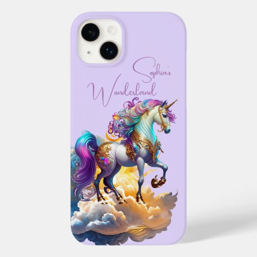 Magical Unicorn Fantasy clouds beautiful Birthday Case_Mate iPhone 14 Plus Case
