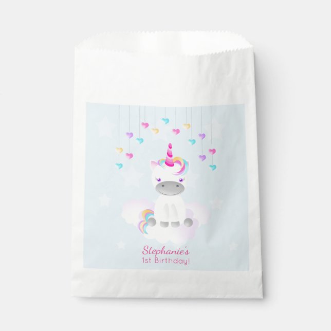 Magical Unicorn Favor Bag (Front)