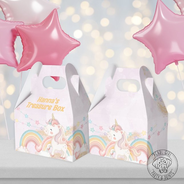 Magical Unicorn Favor Boxes (Creator Uploaded)