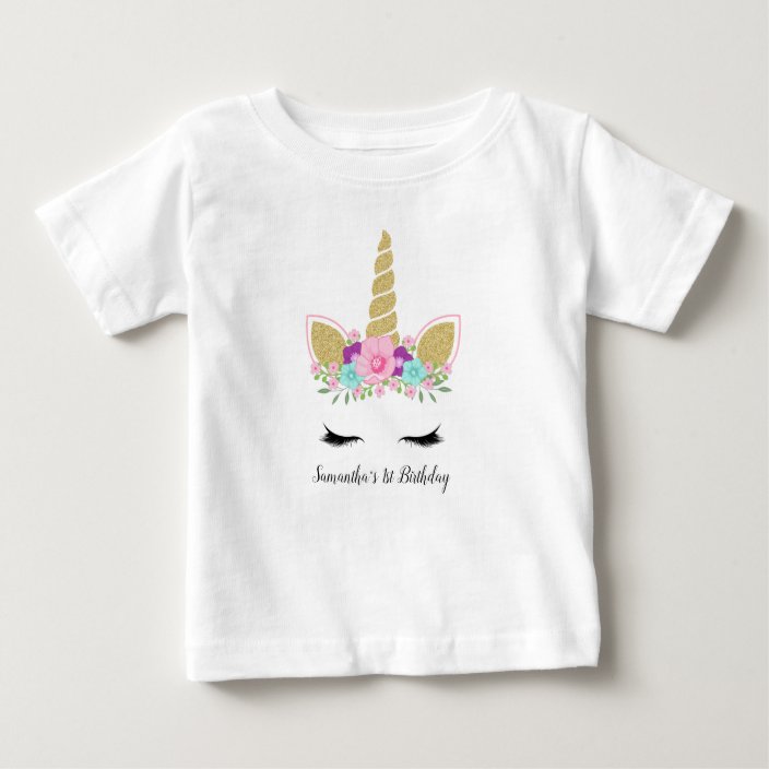first birthday unicorn shirt