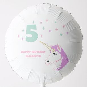 Magical Unicorn Girls Birthday Balloon