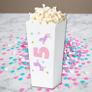 Magical Unicorn Girls Birthday Favor Boxes