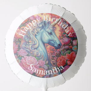 Magical Unicorn Happy Birthday Balloon