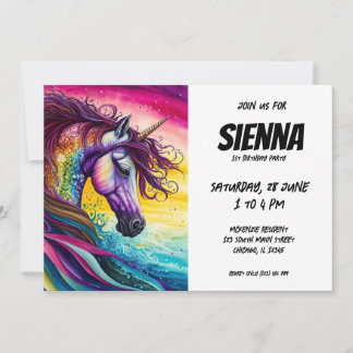 Magical Unicorn Invitation
