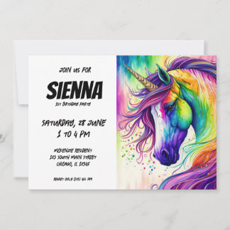 Magical Unicorn Invitation