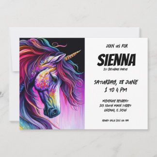 Magical Unicorn Invitation
