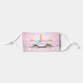 Magical Unicorn Kids' Cloth Face Mask (Front, Folded)
