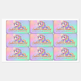 Magical Unicorn Kids Clothing Label 🦄 Cute Labels