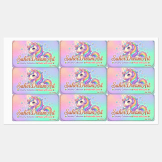 Magical Unicorn Kids Clothing Label 🦄 Cute Labels