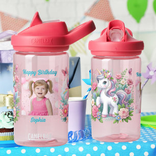 Magical Unicorn Kids School Water Bottle Gift