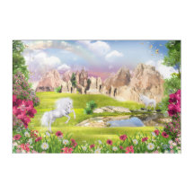 Magical Unicorn Kingdom – Fantasy Castle Landscape