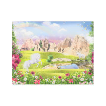 Magical Unicorn Kingdom – Fantasy Castle Landscape