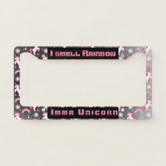 Magical Unicorn License Plate Frame