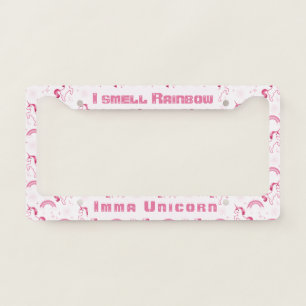 Magical Unicorn License Plate Frame