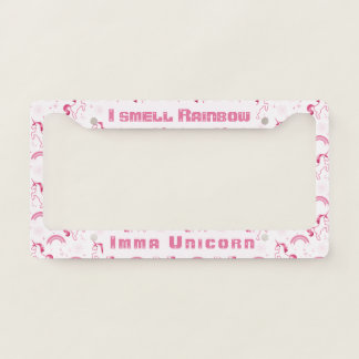 Magical Unicorn License Plate Frame