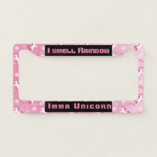 Magical Unicorn License Plate Frame