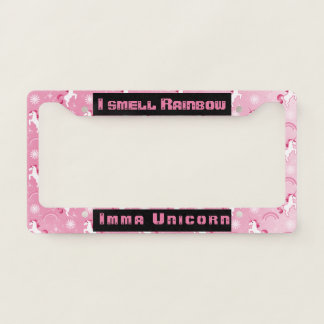 Magical Unicorn License Plate Frame