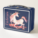 Magical Unicorn Lunch box<br><div class="desc">Magical Unicorn Lunch box with room for your name. Easy to change background color</div>