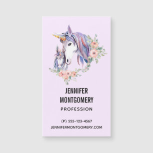 Magical Unicorn Mom & Baby Watercolor