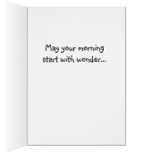 Magical unicorn morning cards (Inside (Right))