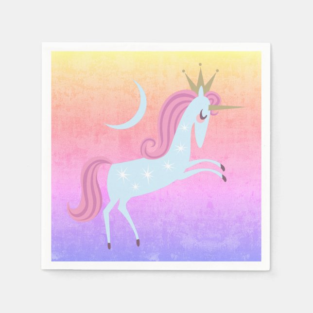 magical unicorn napkins (Front)