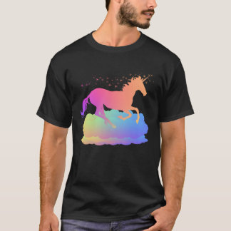 Magical Unicorn On a Cloud T-Shirt