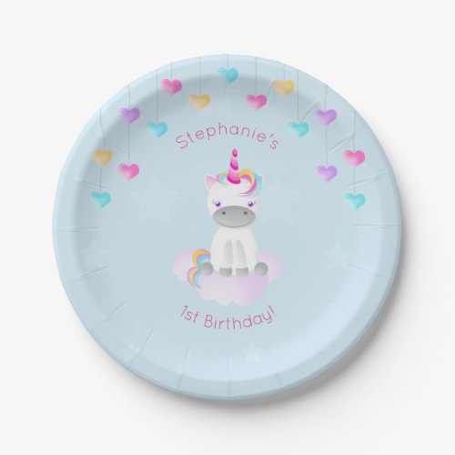 Magical Unicorn Paper Plates