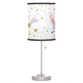 Magical Unicorn Personalized Baby Girl Cute Table Lamp (Left)