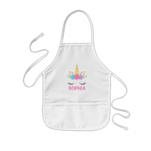 Magical Unicorn Personalized Kids Apron