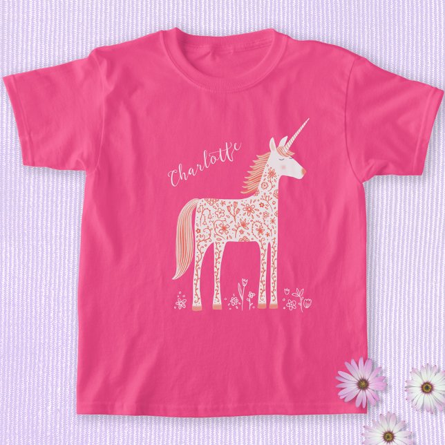 Magical Unicorn Personalized T-Shirt (Creator Uploaded)